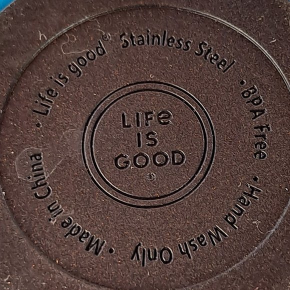 Life is Good Snowflakes 22 oz Stainless Steel Tumbler - Picture 6 of 6